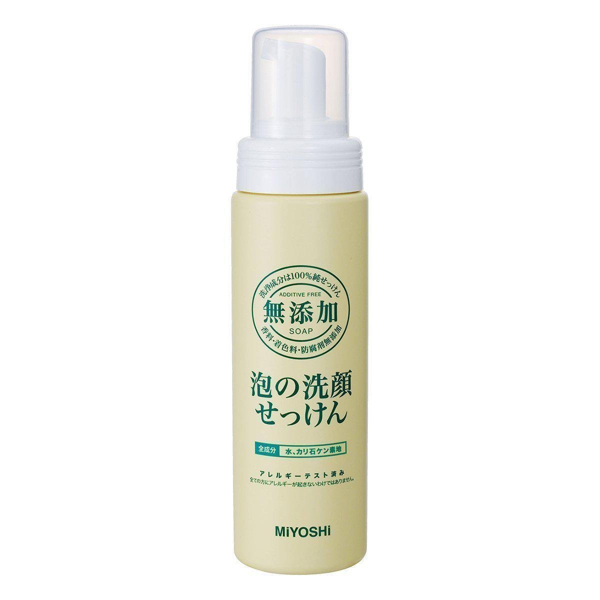 P-1-MYS-FFW-AF-200-Miyoshi Soap Facial Foaming Wash Additive-Free Pump Bottle 200ml.jpg