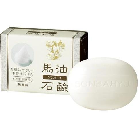 Son Bahyu Japan Horse Oil Bar Soap Fragrance-Free 85g