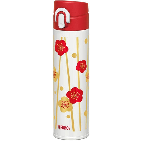 Thermos Vacuum Flask Insulated Water Bottle Ume 400ml JOA-402