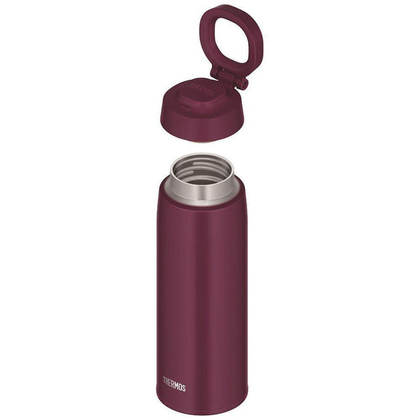 Warm breastmilk on the go! A large-mouth Thermos with warm water