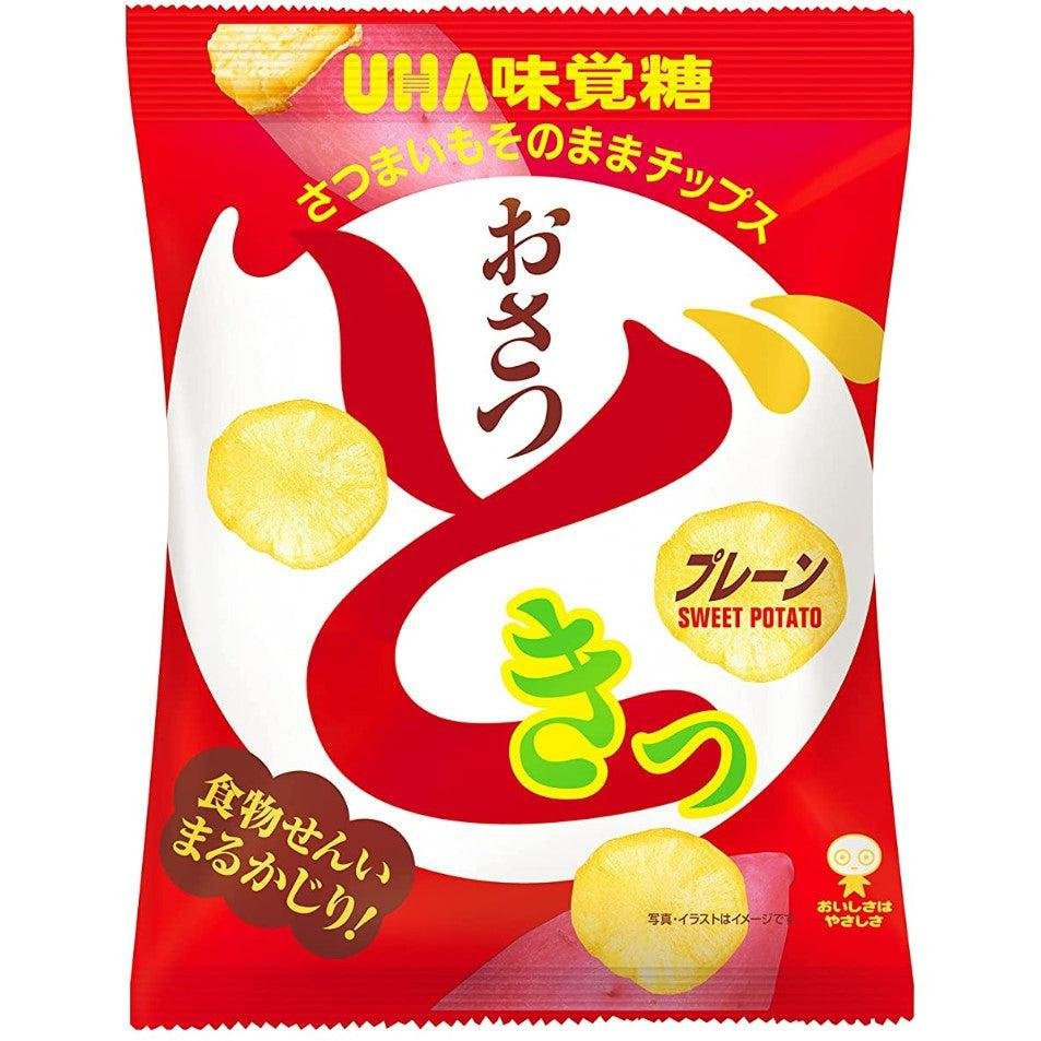 P-1-UHAM-OSADOK-1:3-UHA Mikakuto Osatsu Doki Satsumaimo Sweet Potato Chips 65g (Pack of 3).jpg