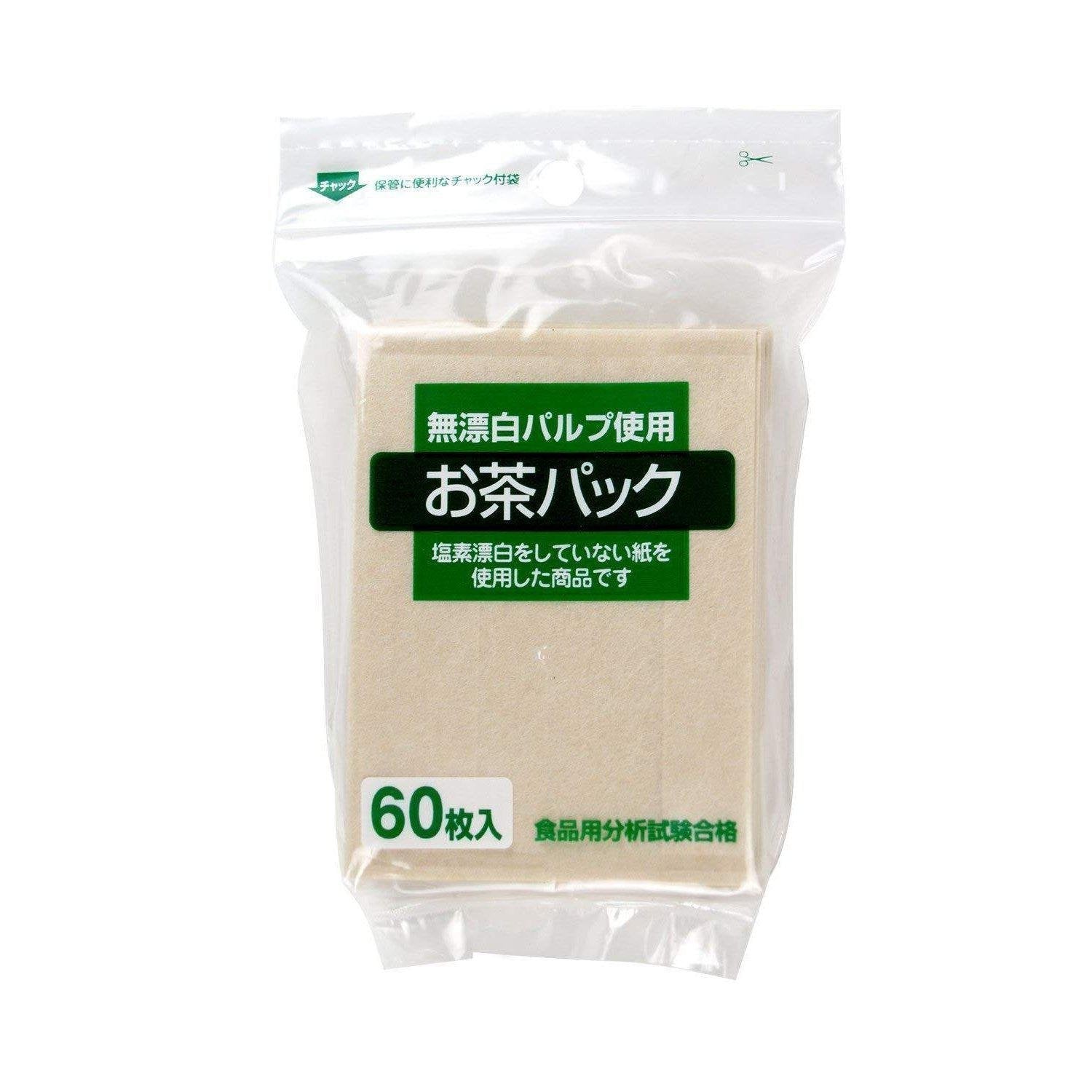 Unbleached Tea Pack Bags Fillable Empty Tea Bags 60 Pieces