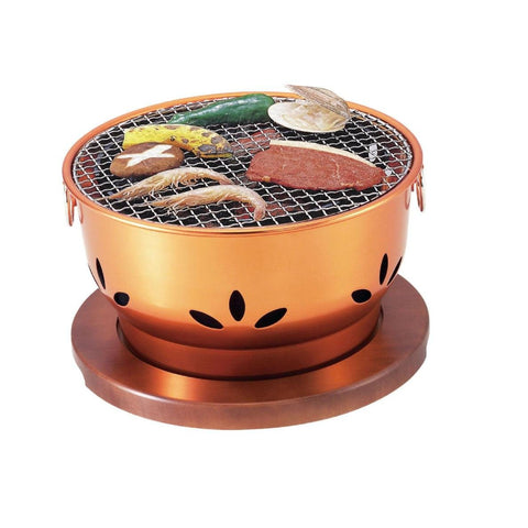 Ikenaga ShichirinGrill Portable Cast-Iron Hibachi Grill 30cm