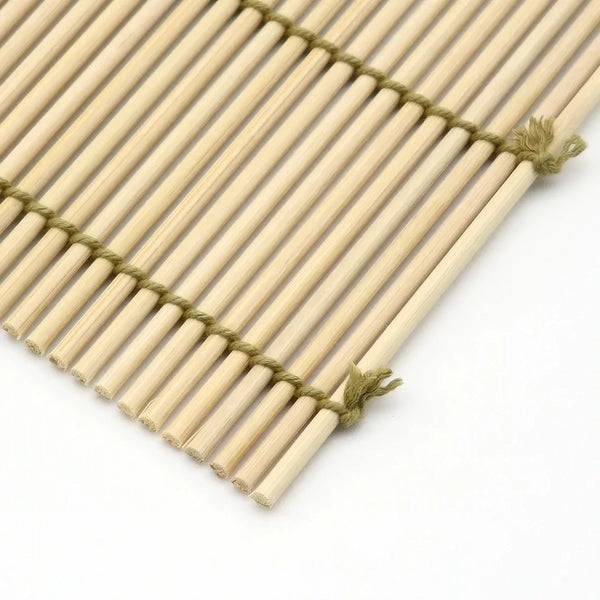 Kiya Natural Polished Bamboo Sushi Rolling Mat (Made in Japan) 27cm