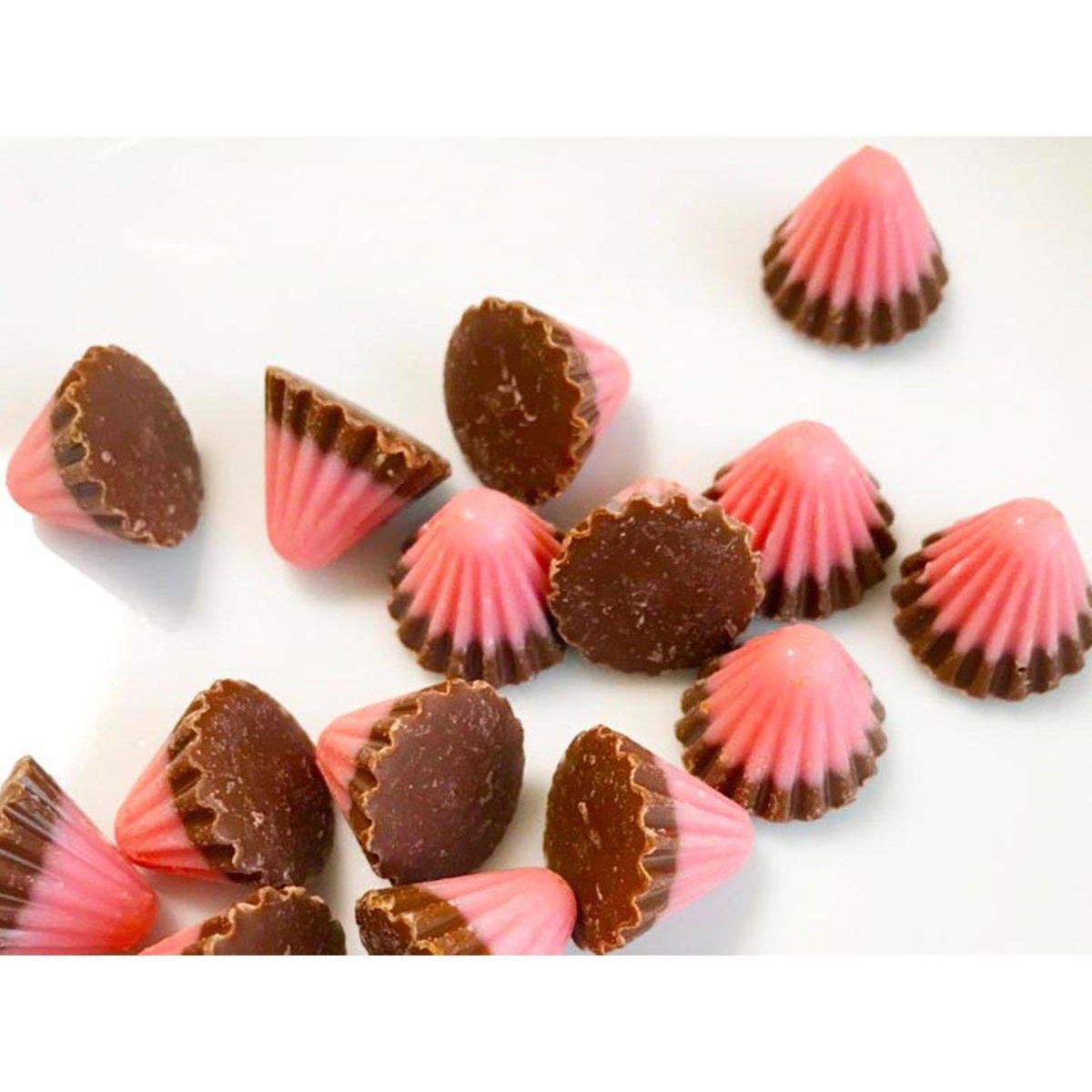 Meiji Apollo Strawberry Chocolate Bite-Size Cone Chocolates 46g