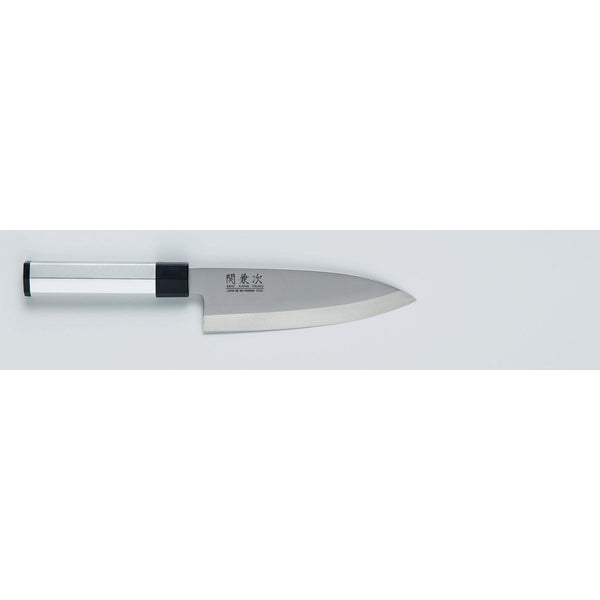 Seki Kanetsugu Single Edged Japanese Deba Knife with Aluminum Handle 165mm