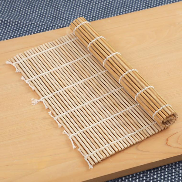 Kiya Natural Polished Bamboo Sushi Rolling Mat (Made in Japan) 27cm –  Japanese Taste