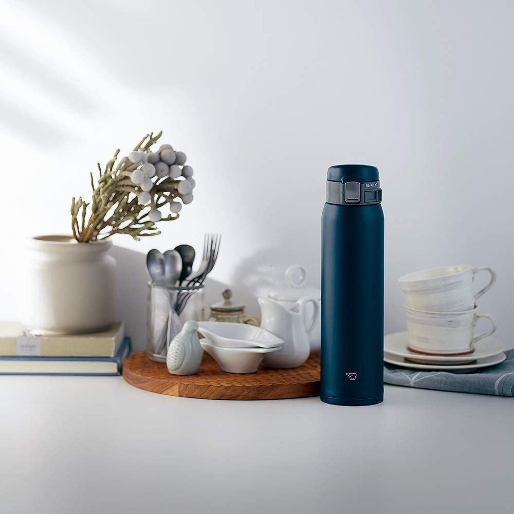 Zojirushi Stainless Steel Mug Vacuum Flask Navy 600ml