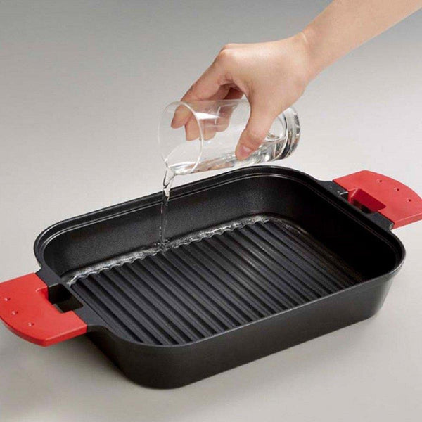 Uchicook Steam Grill with Metal Lid Red UCS15