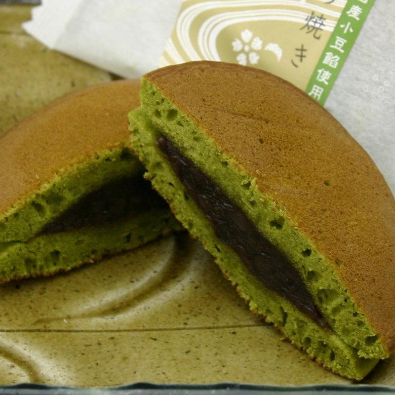 Chayudo Uji Matcha Japanese Dorayaki Red Bean Pancake Snack 4 Pieces ...