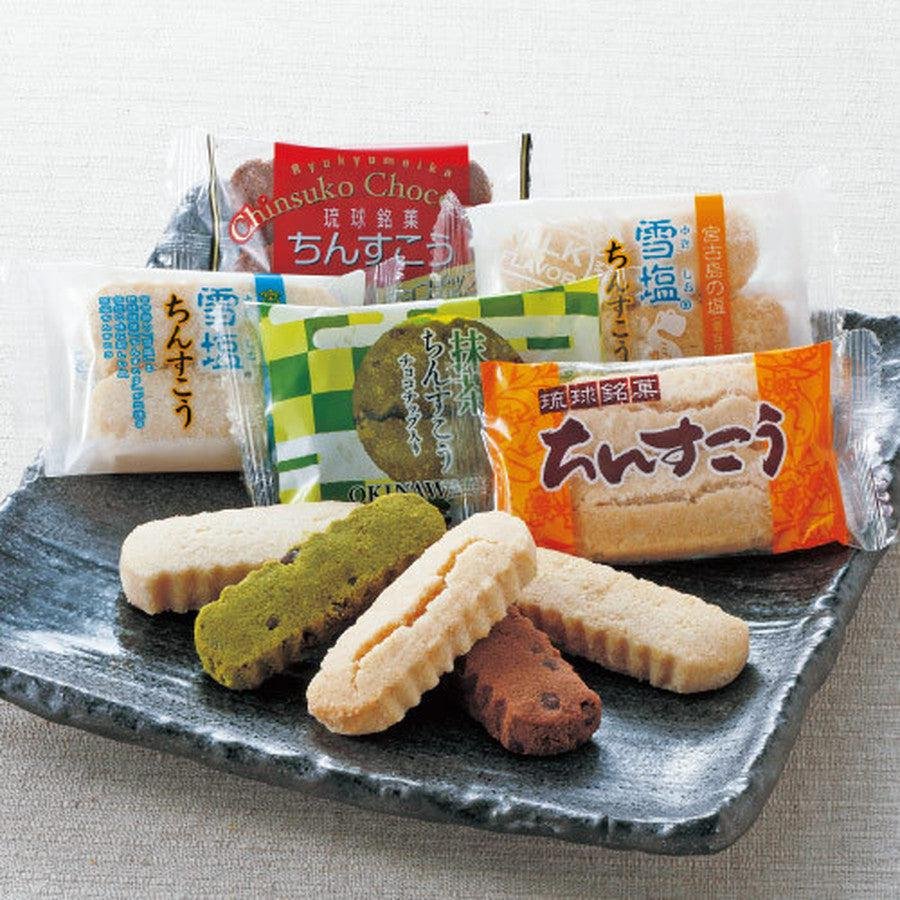 Chinsuko Nanpudo Chinsuko Okinawan Shortbread Cookies Assortment 24 Pieces