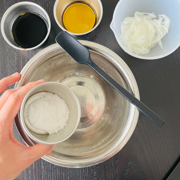 making the shoyu sauce