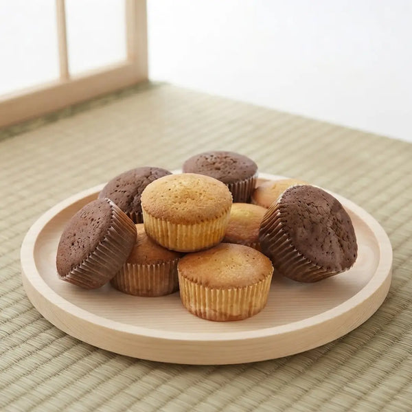Premium Mini Madeleine Bite Sized Small Cakes Two Flavors 8 pcs