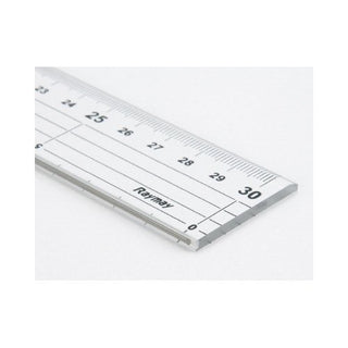 Raymay Metric Ruler With Stainless Steel Cutting Edge 50cm – Japanese Taste