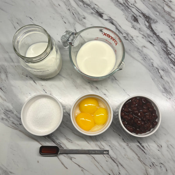 red bean ice cream ingredients