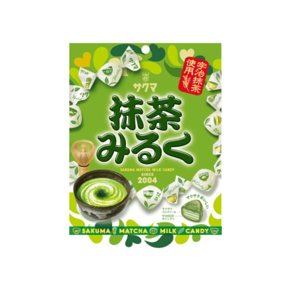 Sakuma Matcha Milk Creamy Green Tea Candy 58g – Japanese Taste