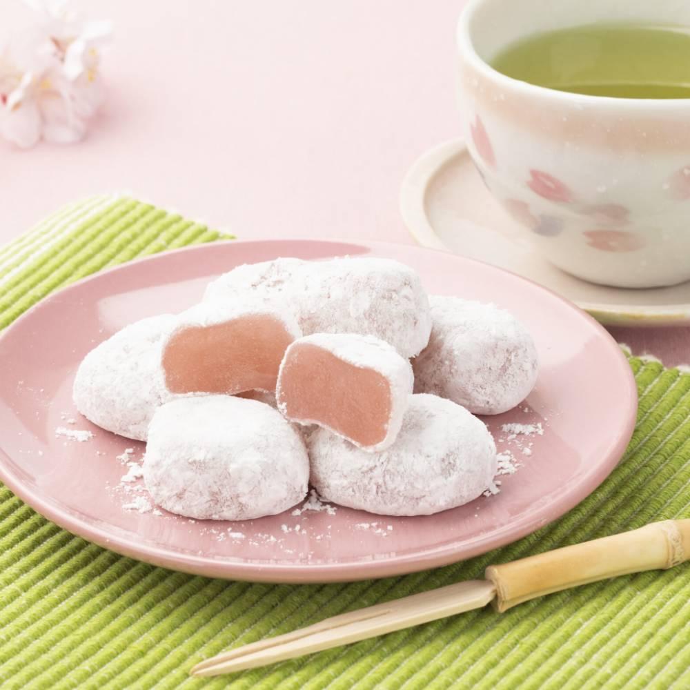 Seiki Bite Sized Mochi Snack Sakura Cherry Blossom Flavor 4.6oz