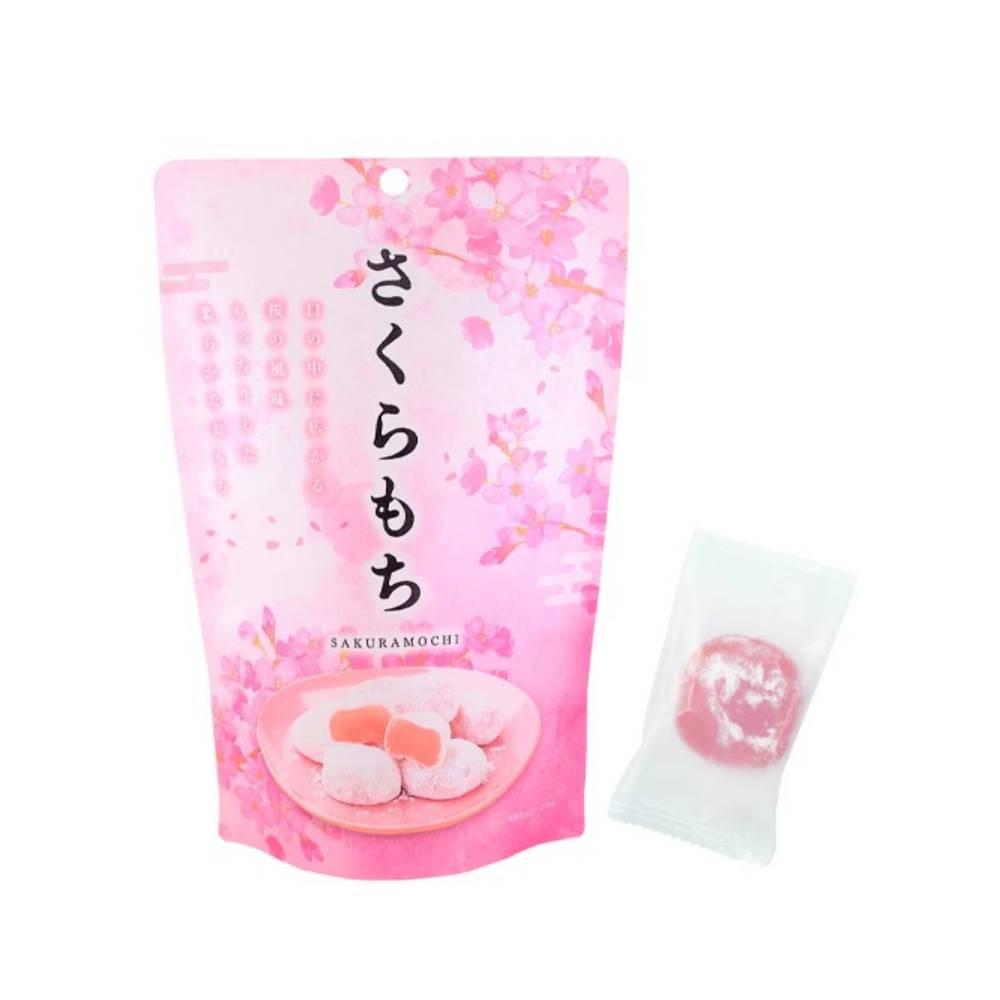 Seiki Bite Sized Mochi Snack Sakura Cherry Blossom Flavor 4.6oz
