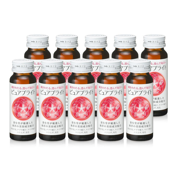 Shiseido Pure Bright Drink 10 Bottles