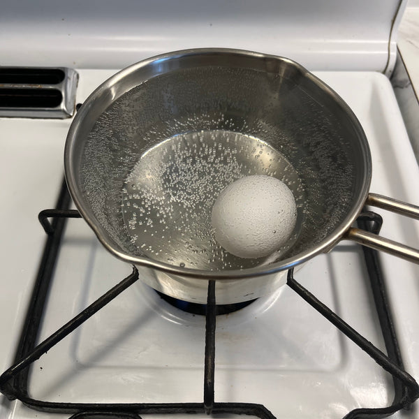 boiling the egg