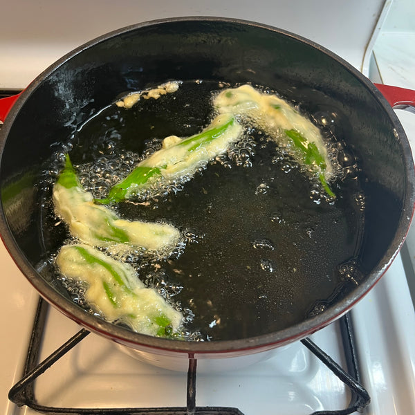 frying the tempura