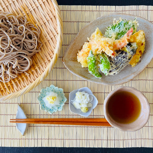 plated tenzaru soba