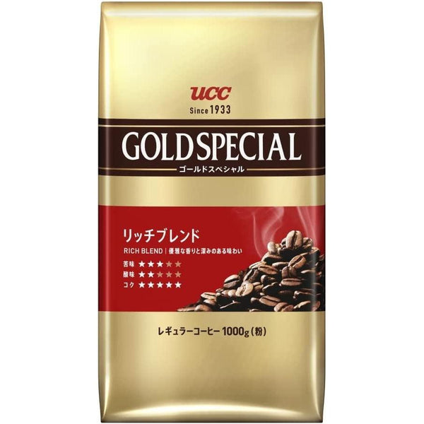 UCC Gold Special Ground Coffee Rich Blend 1000g, Japanese Taste