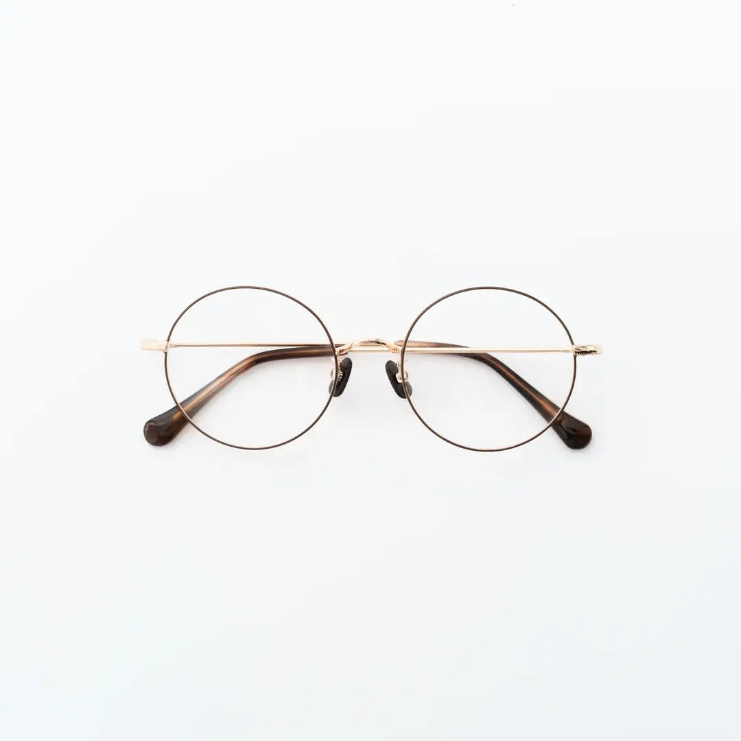 UV & Infrared Protection Large Lens Fashion Eyeglasses Gold