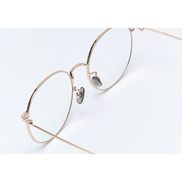 UV & Infrared Protection Large Lens Fashion Eyeglasses Gold