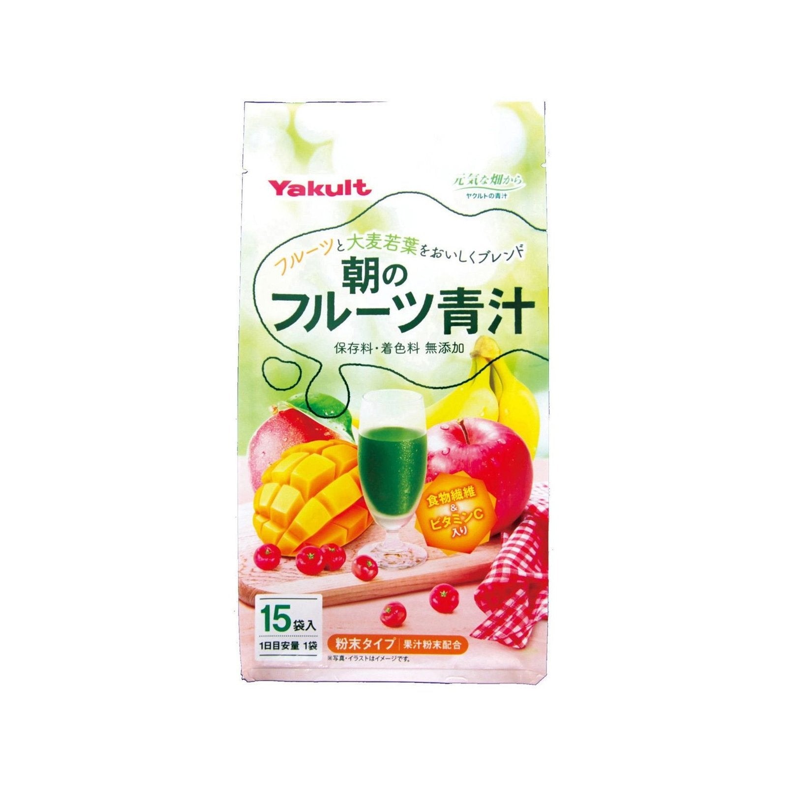 Yakult Fruit-Based Green Juice Nutritious Health Drink 15 Sticks – Japanese  Taste