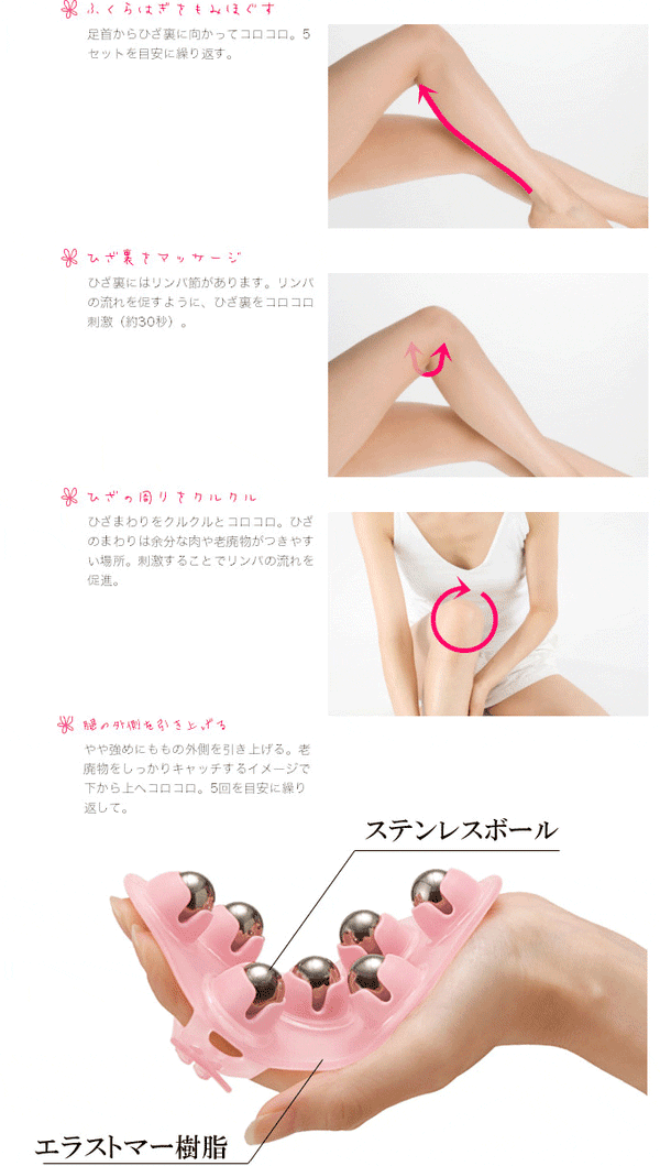 Sunpac Q'tebody Handheld Body Massager Coral Pink