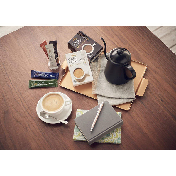AGF Blendy Cafe Latory Instant Tea and Coffee Assortment Box 100 Sticks, Japanese Taste