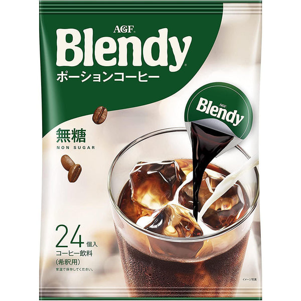 AGF Blendy Coffee Concentrate Unsweetened 24 Pieces, Japanese Taste