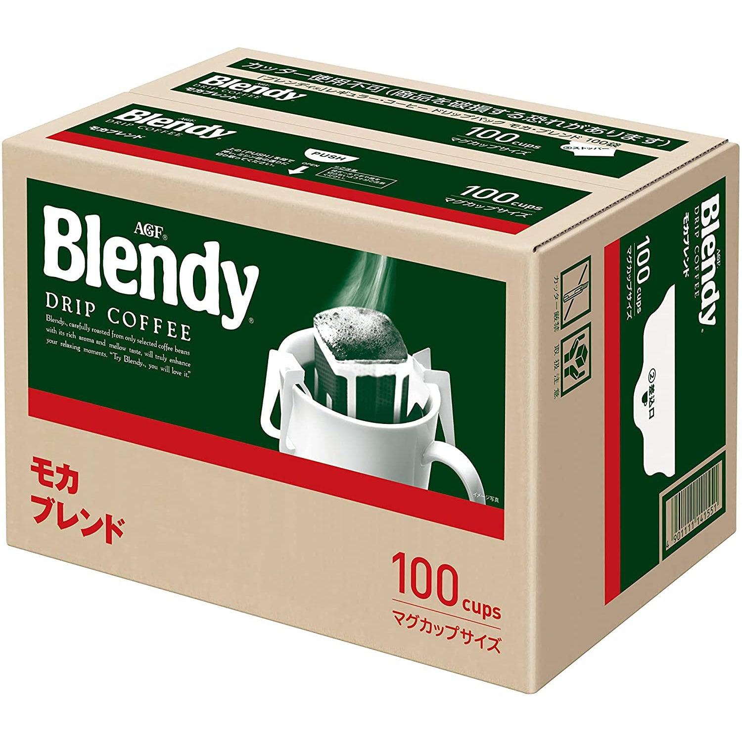 AGF Blendy Drip Coffee Mocha Blend 100 Bags-Japanese Taste
