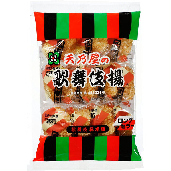Amanoya Kabukiage Rice Cracker Sweet Soy Sauce Flavor 11 Pieces, Japanese Taste