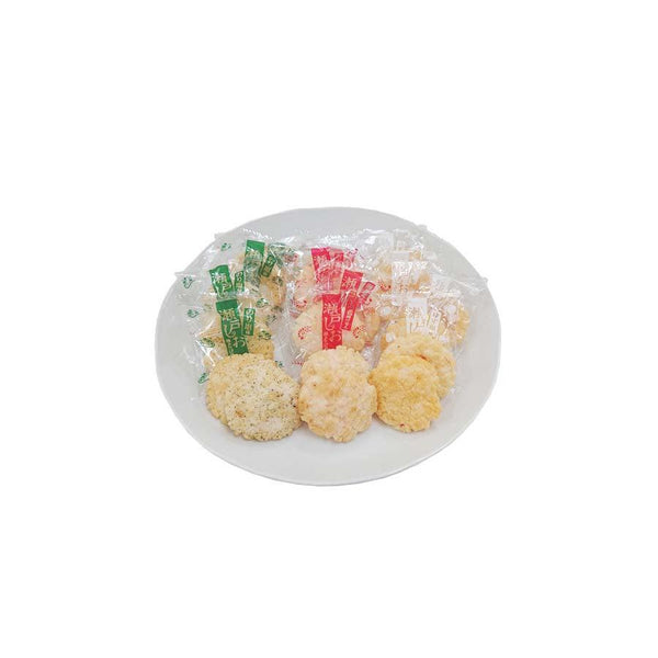 Befco Seto Shio Senbei Rice Crackers 3 Flavors Assortment 30 Pieces-Japanese Taste