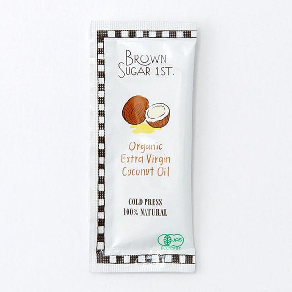 Brown Sugar 1st Organic Extra Virgin Coconut Oil 16 Sticks-Japanese Taste