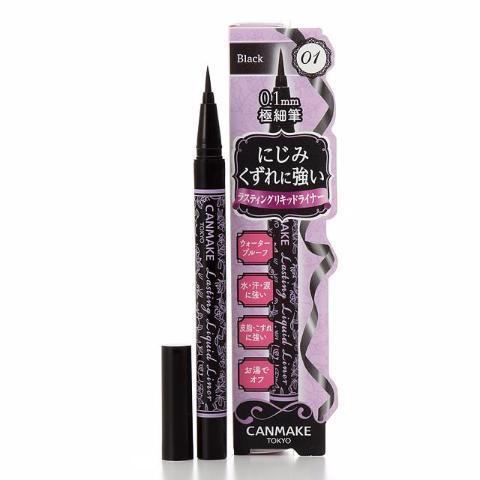 Canmake Lasting Liquid Liner Ultra-Fine Tip Eyeliner - Black, Japanese Taste