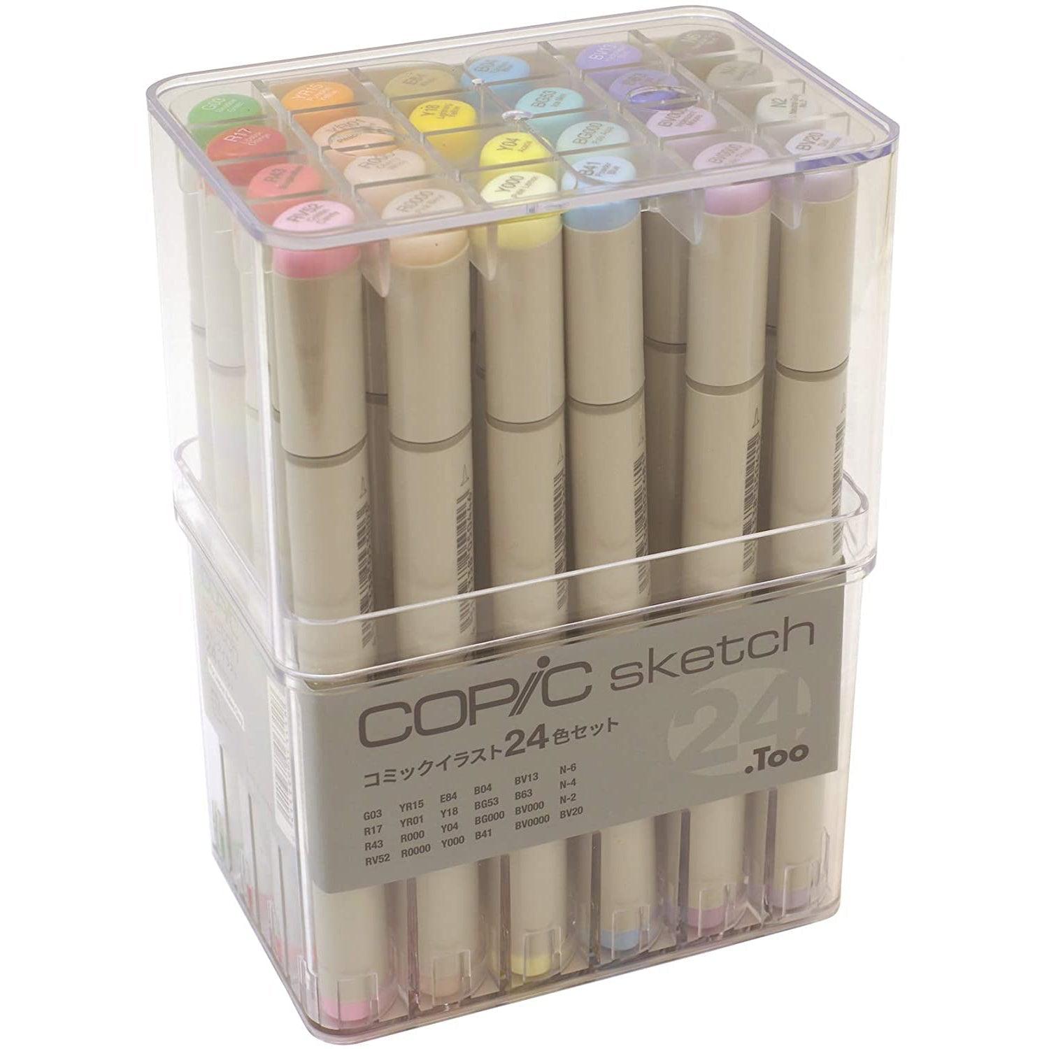 Bewustzijn mijn veer Copic Sketch Marker Set 24 Colors – Japanese Taste