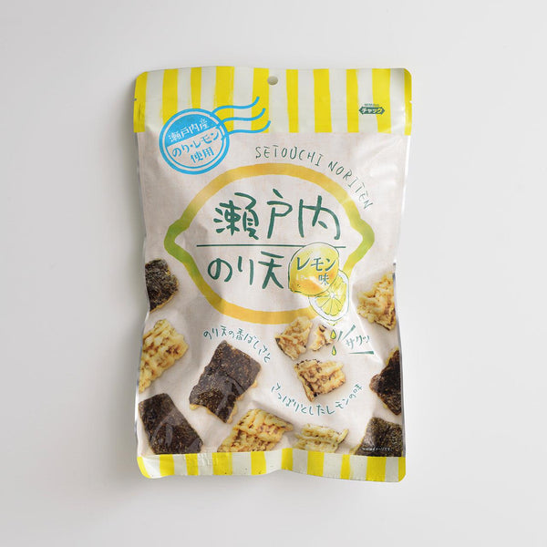 Daiko Noriten Setouchi Lemon Tempura Seaweed Chips (Pack of 10), Japanese Taste