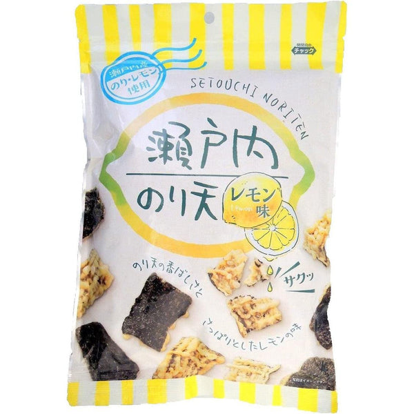 Daiko Noriten Setouchi Lemon Tempura Seaweed Chips (Pack of 10), Japanese Taste