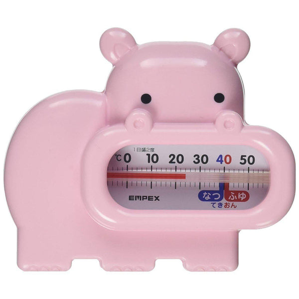 Empex Floating Hippopotamus Toy and Baby Bath Thermometer TG-5133-Japanese Taste