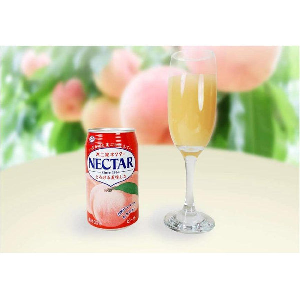 Fujiya Nectar Peach Beverage Crushed White Peach Drink 380ml-Japanese Taste