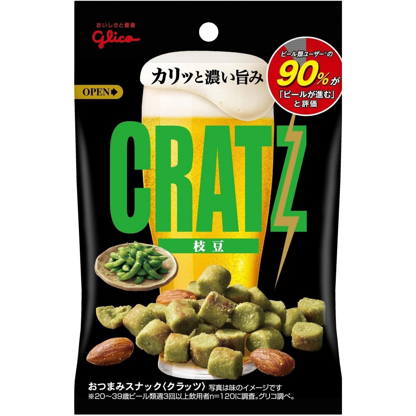Glico Cratz Edamame Snack 42g, Japanese Taste