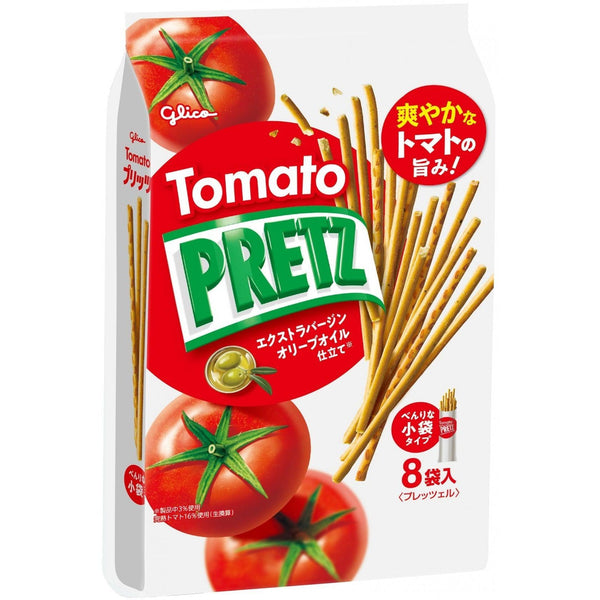 Glico Pretz Tomato Biscuit Sticks 110g (Pack of 6)-Japanese Taste