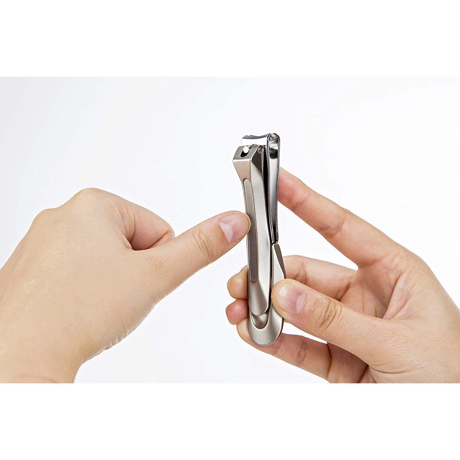 Japanese Stainless Steel Curved Blade Nail Clipper - Made in Japan | Green  Bell (G-1205)