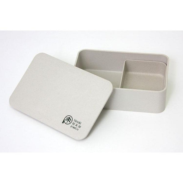 Hakoya Hinoki Plastic Bento Box Eco-Friendly Japanese Lunch Box M 30254-Japanese Taste