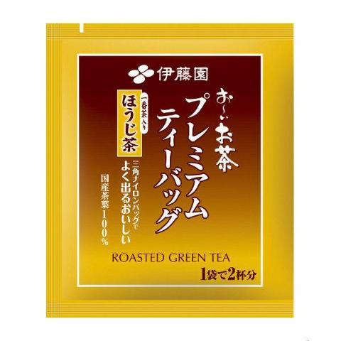 Itoen Oi Ocha Hojicha Premium Roasted Green Tea 20 Bags, Japanese Taste