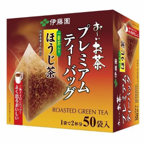 Itoen Oi Ocha Hojicha Premium Roasted Green Tea 50 Bags-Japanese Taste