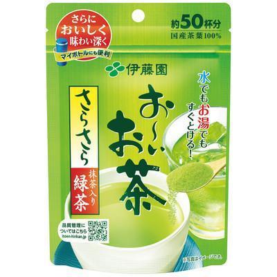 Itoen Oi Ocha Japanese Instant Green Tea Matcha Blend Powder 40g, Japanese Taste